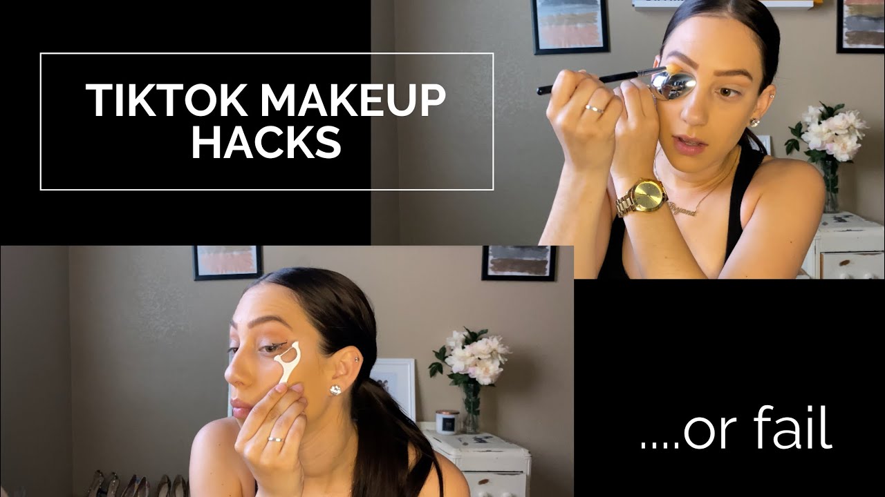 TikTok Makeup “hacks” 😳 - YouTube