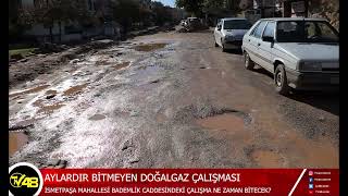 AYLARDIR BİTMEYEN DOĞALGAZ ÇALIŞMASI