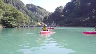 蘇陽峡カヌー体験