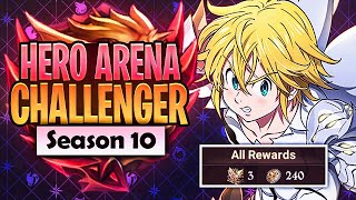 New HERO ARENA Complete Challenger Difficulty! Season 10 Guide | Seven Deadly Sins: Grand Cross