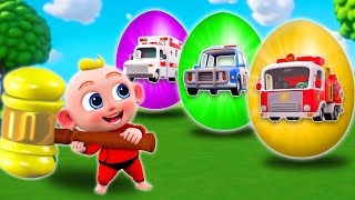 Fire Truck, Police Car, Ambulance Song - Baby Songs + More Nursery Rhymes \u0026 Kids Songs - Little Song