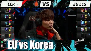 LCK vs EU LCS | Day 3 LoL All-Stars 2015 in Los Angeles | Europe vs Korea Allstar