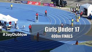 Abigail Campbell | Ferncourt High | WINS the Girls U17 400m FINAL | CARIFTA Trials 2022