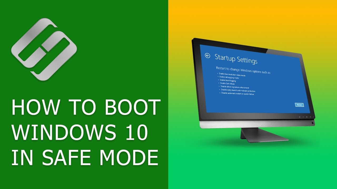 How To Boot Windows 10 In Safe Mode (All Methods) 👨‍💻⚙️🛠️ - YouTube