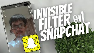 How to add / use Invisible filter on Snapchat