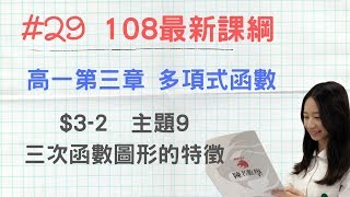 #29 [108新課綱] 高一第一冊_CH3-2_主題9 三次函數圖形的特徵