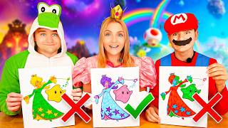3 Marker Challenge with Super Mario Galaxy IRL !