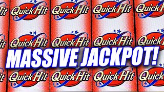 QUICK HIT HIGH LIMIT PROGRESSIVE JACKPOT WIN! ★ MASSIVE JACKPOT WIN ON YOUTUBE!