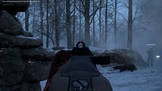 Lucky US Medic silences MG 42 - Hell Let Loose