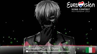 Måneskin - Zitti E Buoni (nightcore version) Italy 🇮🇹 [ESC 2021]