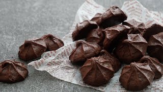 材料3つの簡単!さくさく焼きショコラクッキー♡ | Baked Chocolate Cookies