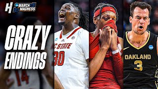 ALL THE CRAZY ENDINGS from 2024 March Madness 😱
