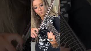 Crazy Train - Ozzy Osbourne - Full Randy Rhoads Solo - Electric Violin Cover by Nina D
