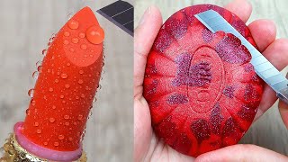 Relaxing Soap Carving ASMR. Satisfying Soap and lipstick cutting. Corte de jabón - 247