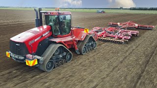 XXL QUADTRAC CASE IH 535 Cultivating w/ Vaderstad Topdown 700