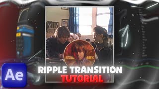 Smooth Ripple transition tutorial ✨ | After Effects tutorial