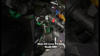 Kawasaki Ninja 400 | Arrow Pro Race Exhaust Warm Start \u0026 Rev (No dB Killer)