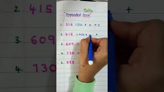 Expanded form #short #shorts #youtubeshorts #ytshorts #trending #trendingshorts