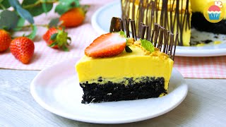 เค้กมูสมะม่วง - หอม หวาน เหมาะสำหรับสาวกมะม่วง! (Mango Moose Cake) | ฟินปาก