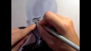 Drawing Megamind time lapse