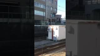 総武快速線下り列車の車窓から！！！新検見川駅通過！！