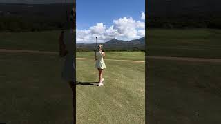 Play a hole with me PART 2 #golf #shorts #golfvlog #golfcourse #golfswing #golfgirl #golfbabes
