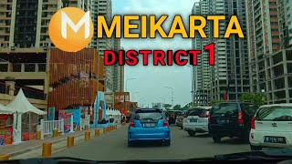 Driving Around Meikarta City~ Distrik 1-Meikarta Central Park Cikarang~Bekasi