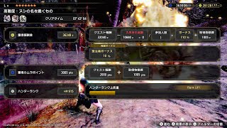 【PS版 MHRise】高難度：ヌシの名を戴くもの  ボウガン ソロ 7分43秒