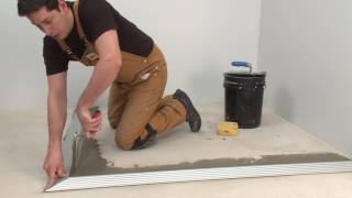 Schluter Reno-Ramp Transitions Floors to Concrete