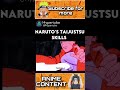 Naruto's TAIJUTSU Skills - The Ultimate Insane ANIME EXPERIENCE! #shorts #naruto