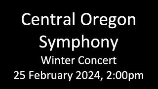 COS Winter Concert, 25 February 2024