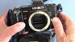 REVIEW : Differences between the MINOLTA 7000 Series Film Cameras