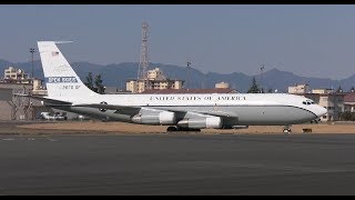 [4K]横田基地 OC-135B オープンスカイズ 黒煙出しながらの離陸 Yokota Open Skies