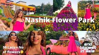 Nashik Flower park| 5 Million+ Flowers ?😮 | Best place to visit | 2nd Biggest in Asia