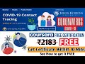 Free Coursera Covid 19 Contact Tracing By John Hopkins University Most Trending Course on Coursera