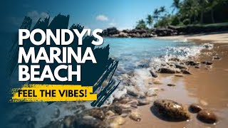 Exploring Pondy Marina Beach | Serenity, Sunset \u0026 Sea Breeze | Pondicherry Travel Vlog\