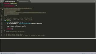 Data Structures Tutorial - 25 - Recursion With Factorial Example
