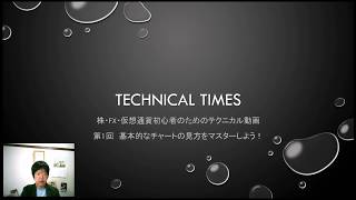 【仮想通貨・FX・株超初心者向け】Technical Times 第1回　ローソク足の見方