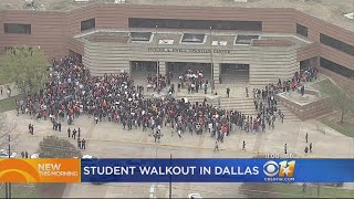 Dallas Students Walk Out To Call For Stricter Gun Control Laws