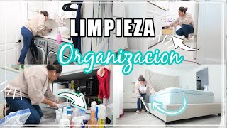 LIMPIEZA Y ORGANIZACION DE LA COCINA Y LAVANDERIA|CLEAN WITH ME #LUNESDELIMPIEZA