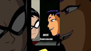 First meeting with blackfire teen titans go #cartoon #starfire #blackfire #robin #beastboy