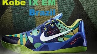 Kobe IX 9 EM Brazil Low Game Royal Review