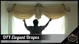 Do It Yourself DIY Elegant Drapes | Galaxy Design Video #171