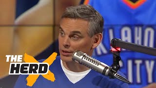 Cowherd: 'I think there's zero chance Kevin Durant goes to the Warriors' | THE HERD'