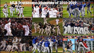 MLB Postseason Moments of 2010-2019