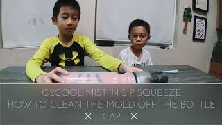 O2COOL Insulated Mist ‘N Sip Squeeze Bottle - How to clean off the mold from the bottle top