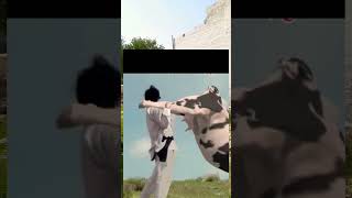 Amazing fighting cow!Kung Pow: Enter the Fist   Movie CLIP - Cow Fight !Man vs cow,#viral,#shorts