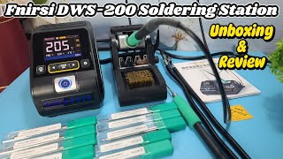 Fnirsi DWS-200 Smart Soldering Station Unboxing and Review #dws200 #fnirsi