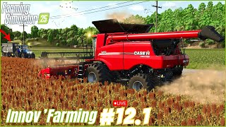 ⭕LIVE INNOV' FARMING 25 # 12.1 RECOLTE D'AUTOMNE \u0026 DEBRIEF sur le 1er DLC FS25