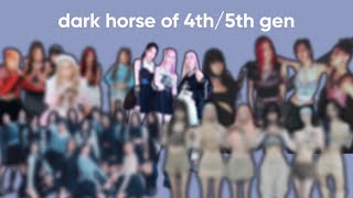 The DARK HORSE of K-Pop Girl Groups (4th / 5th gen edition)